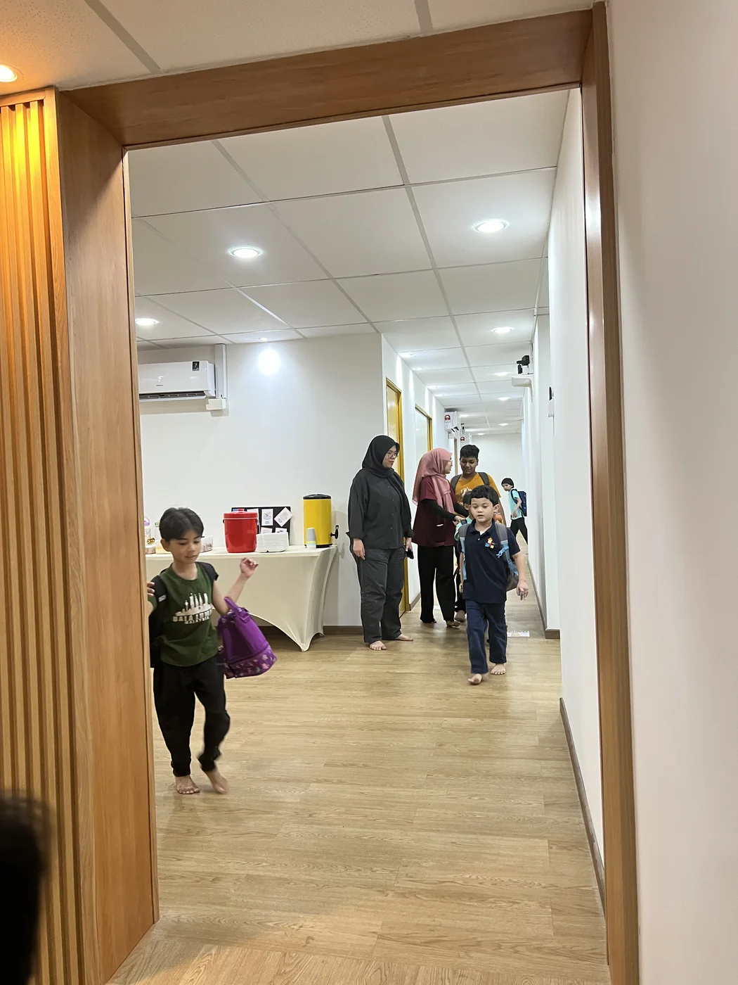 An internal route connecting KSS learning spaces