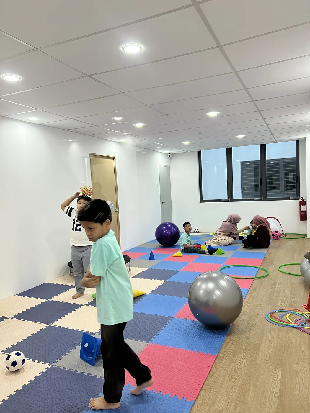 An indoor area used for guided movement activities